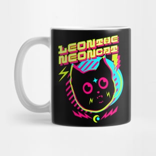 Leon the Neon Cat - Cat Lovers - Cute Cat Mug